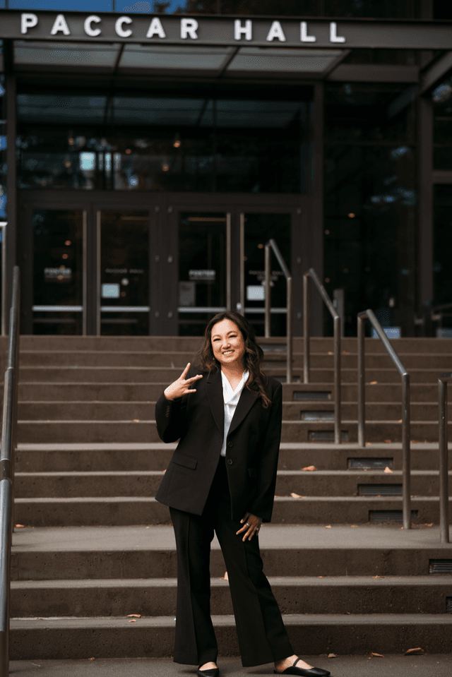 Sarrah Renfro at UW Foster Paccar Hall