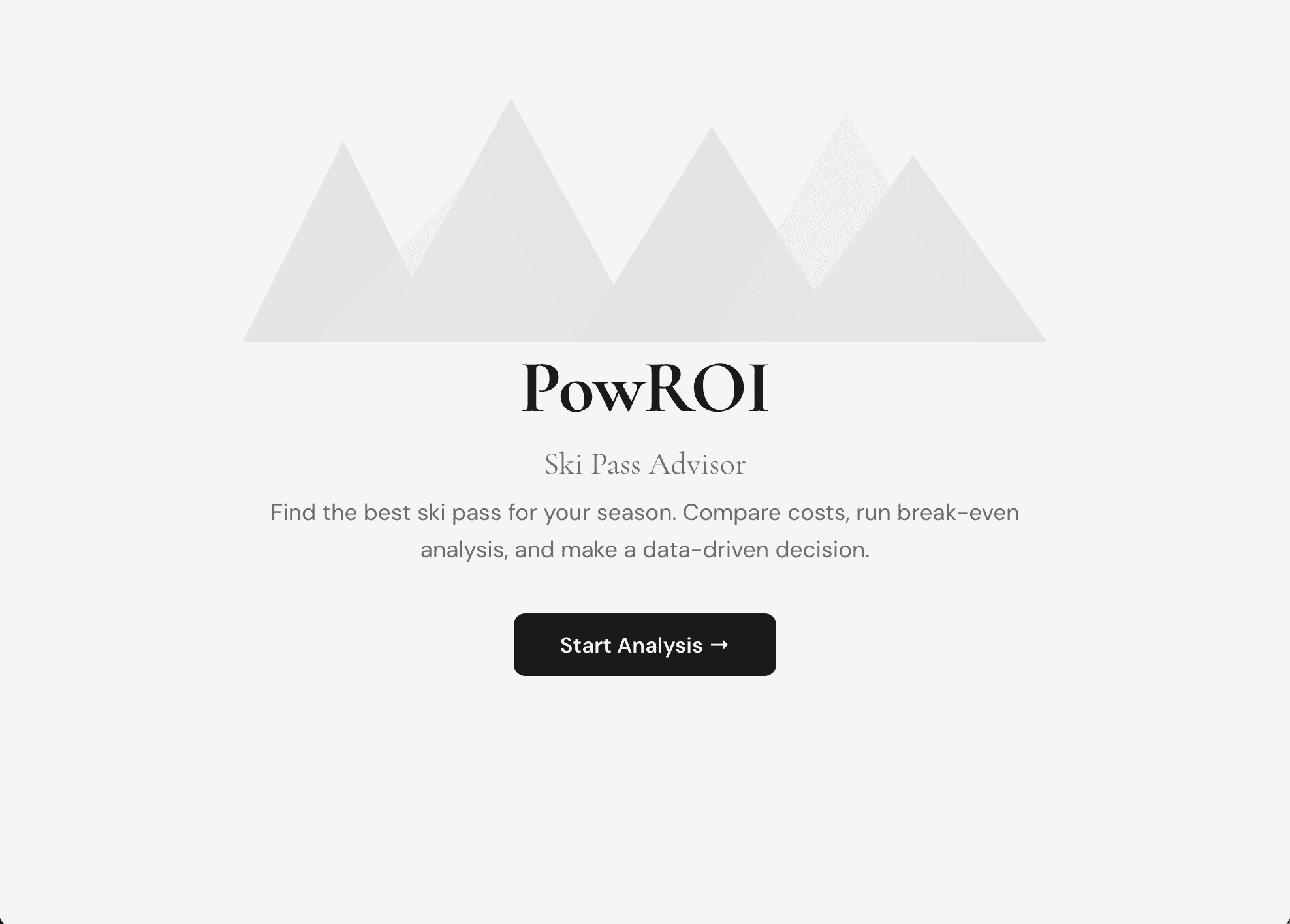 PowROI screenshot
